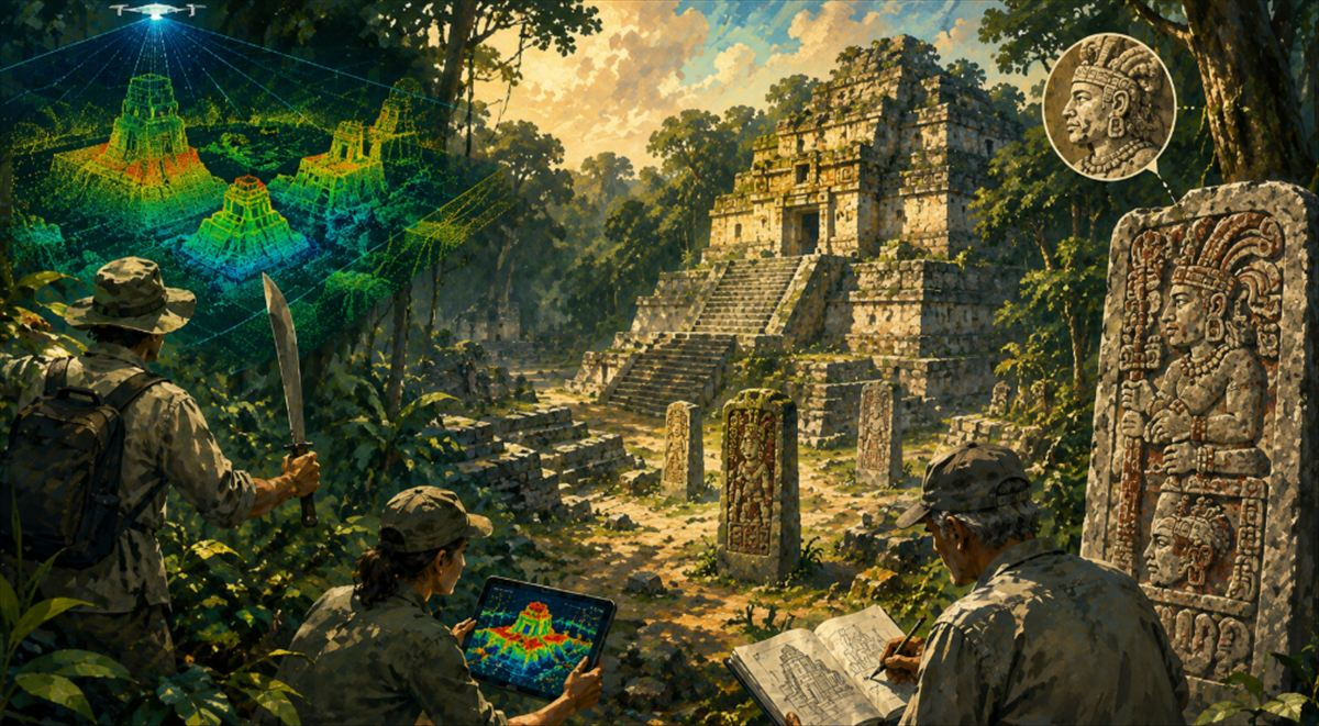 Arqueólogos documentan ciudad maya intacta en la selva de Campeche